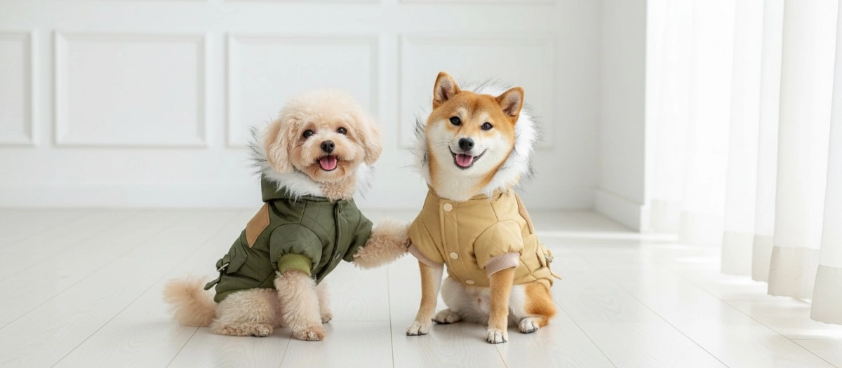 Cozy Winter Dog Coat & Puppy Jacket | Warm Pet Hoodie for Small Dogs